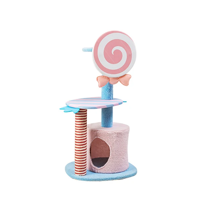 

2022 Hot Sale Scratcher Board Sisal Toy Cat Tree Tower cat accessories casa cat house gatos
