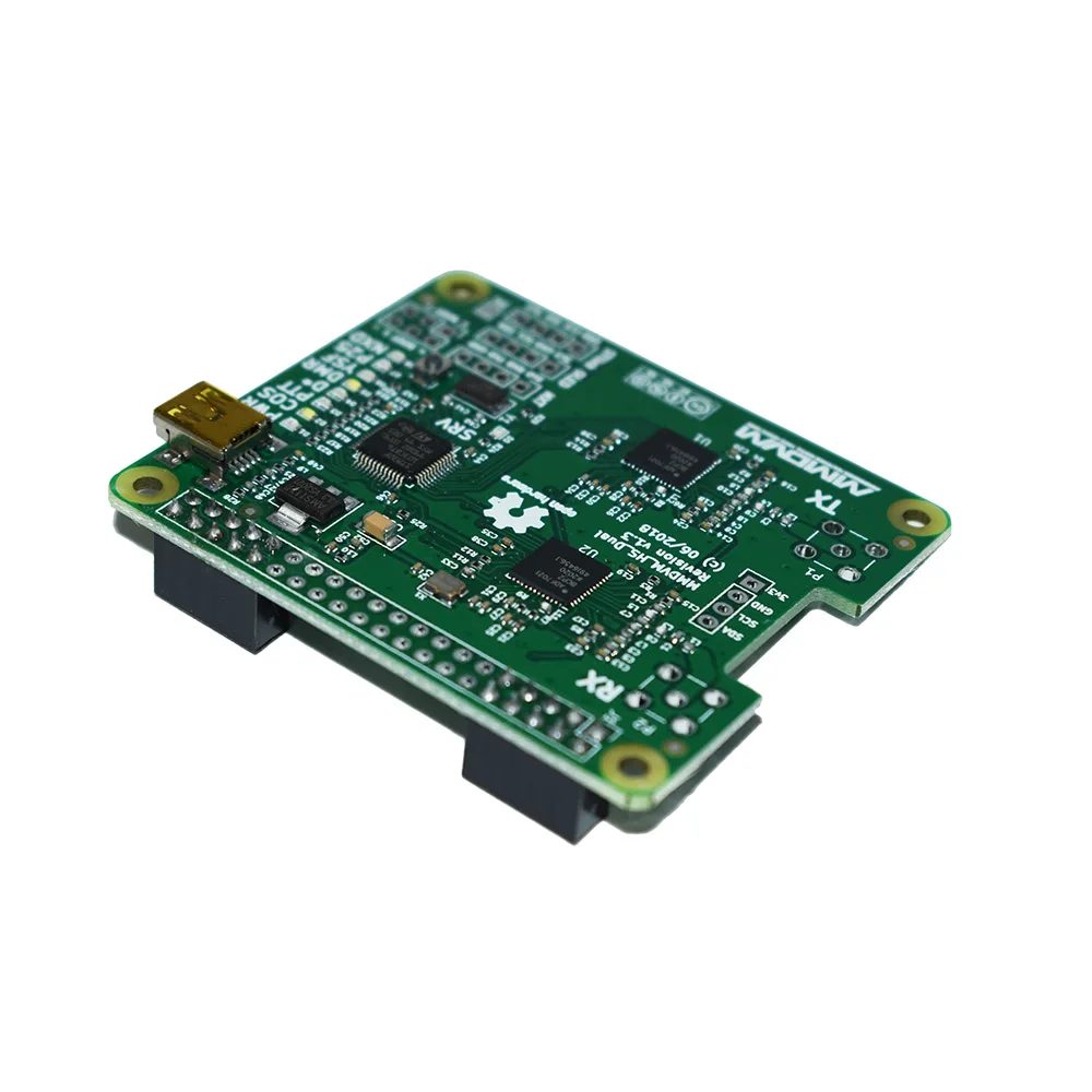 Новинка OLED V1.3 MMDVM_HS_Dual_Hat MMDVM Duplex RX TX UHF VHF Hotspot Board поддержка P25 DMR YSF NXDN для Raspberry pi F8-013 |