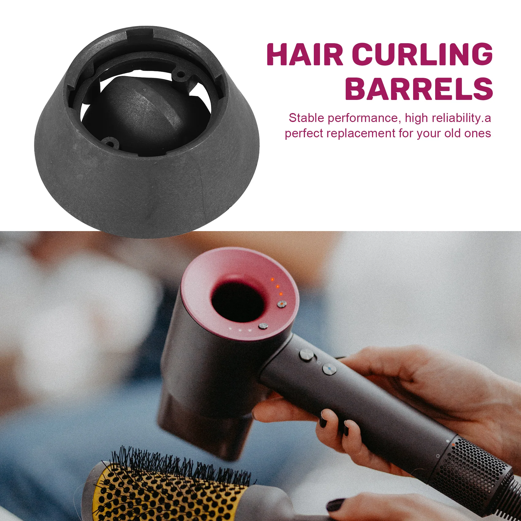 Сменный адаптер для щипцов завивки Airwrap фена Dyson превращается в щипцы бытовые