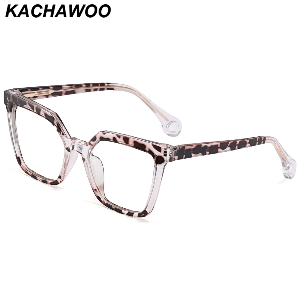 

Женские очки кошачий глаз Kachawoo, оправа для очков в стиле ретро с защитой от синего света, женские большие квадратные очки из ацетата, tr90, разн...