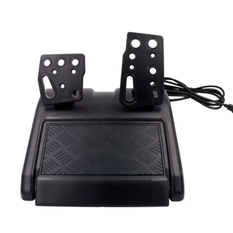 

Gaming Steering Wheel with Pedals 180 Degree Rotation Vibration USB Steering Wheel for XB360/PS3/PS2/