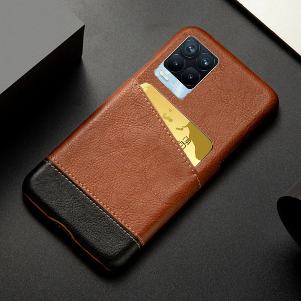 

Case for Oppo Realme 8 Pro 8S 5G 8i Funda Card Slot Holder Mixed Splice PU Leather Cover for Realme 8 pro Coque Realme8 8PRO