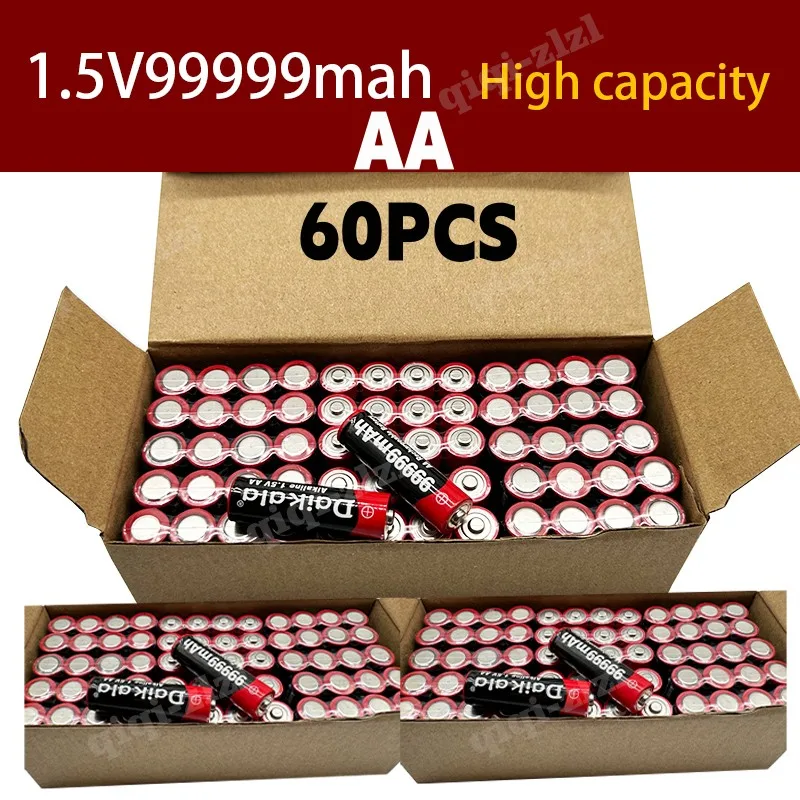 

2023 New AA Battery 99999 MAh 1.5V Rechargeable Battery AA for Flashlights, Toys, Mice, Microphones, Etc.+Free Shipping
