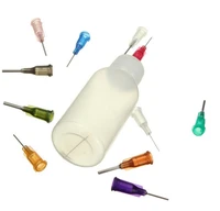 30ml empty e liquid plastic rosin flux alcohol bottle for dispenser rosin solder flux paste 11 needles tool parts