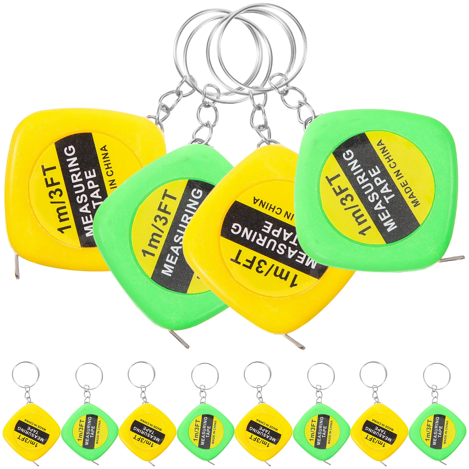 12 шт. рулетка для детей игрушки малышей измерительный выдвижной держатель ключей