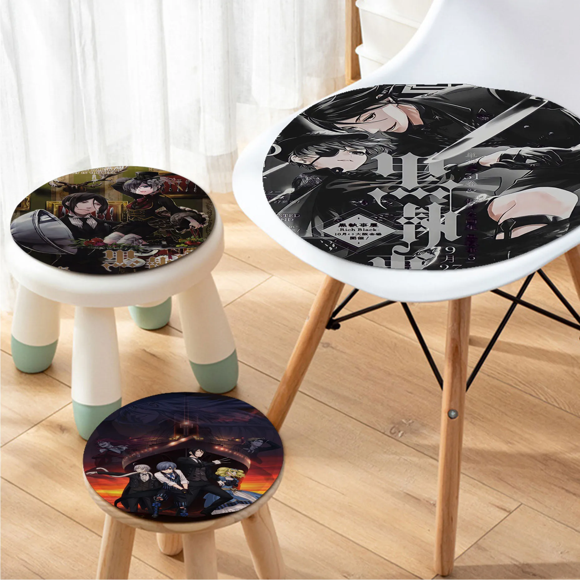 Cushion Circular Decoration Seat For Office Desk Chair Mat Pad