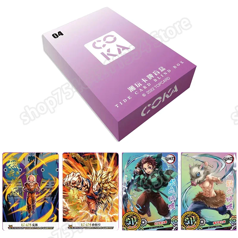 

Anime Demon Slayer Dragon Ball One Piece Collection Card 1 of 48 Gold Signature Premium Collection Card Children's Birthday Gift