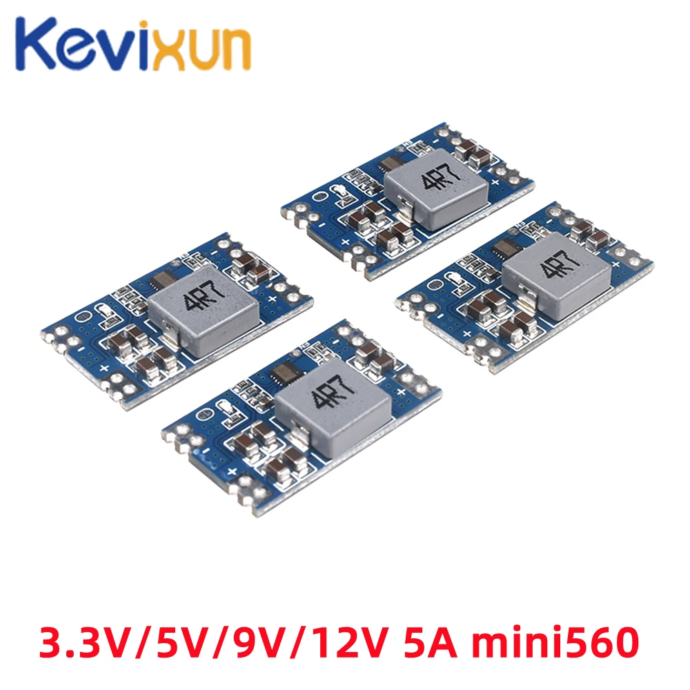 

10 шт, 5 А, Φ mini560, step-down, модуль вывода 3,3 В, 5 В, 9 В, 12 В, Mini 560 DC, 5V, 12V/5A
