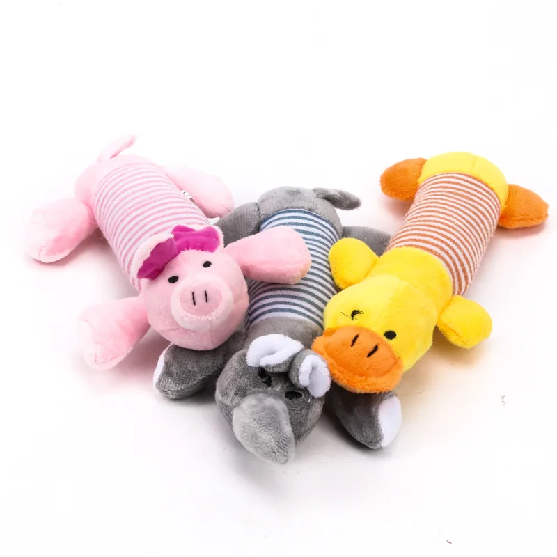 

Pet supplies dog sound striped pig dog molar sound toy pig pet molar plush toy
