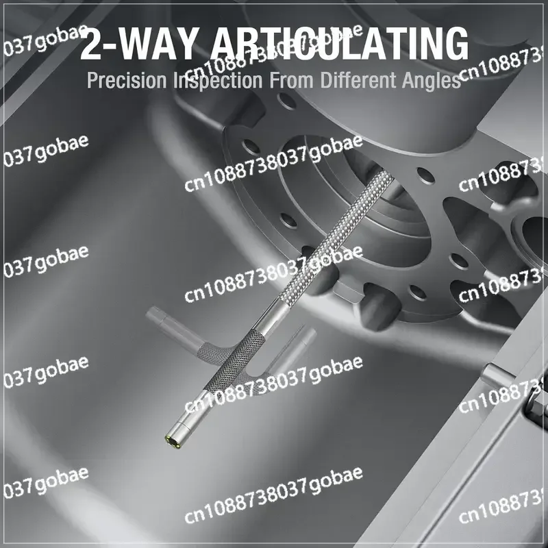 TESLONG TD500 3 9 мм шарнирный бороскоп с линзой 1080P 5-дюймовый IPS-экран двусторонний 360 °