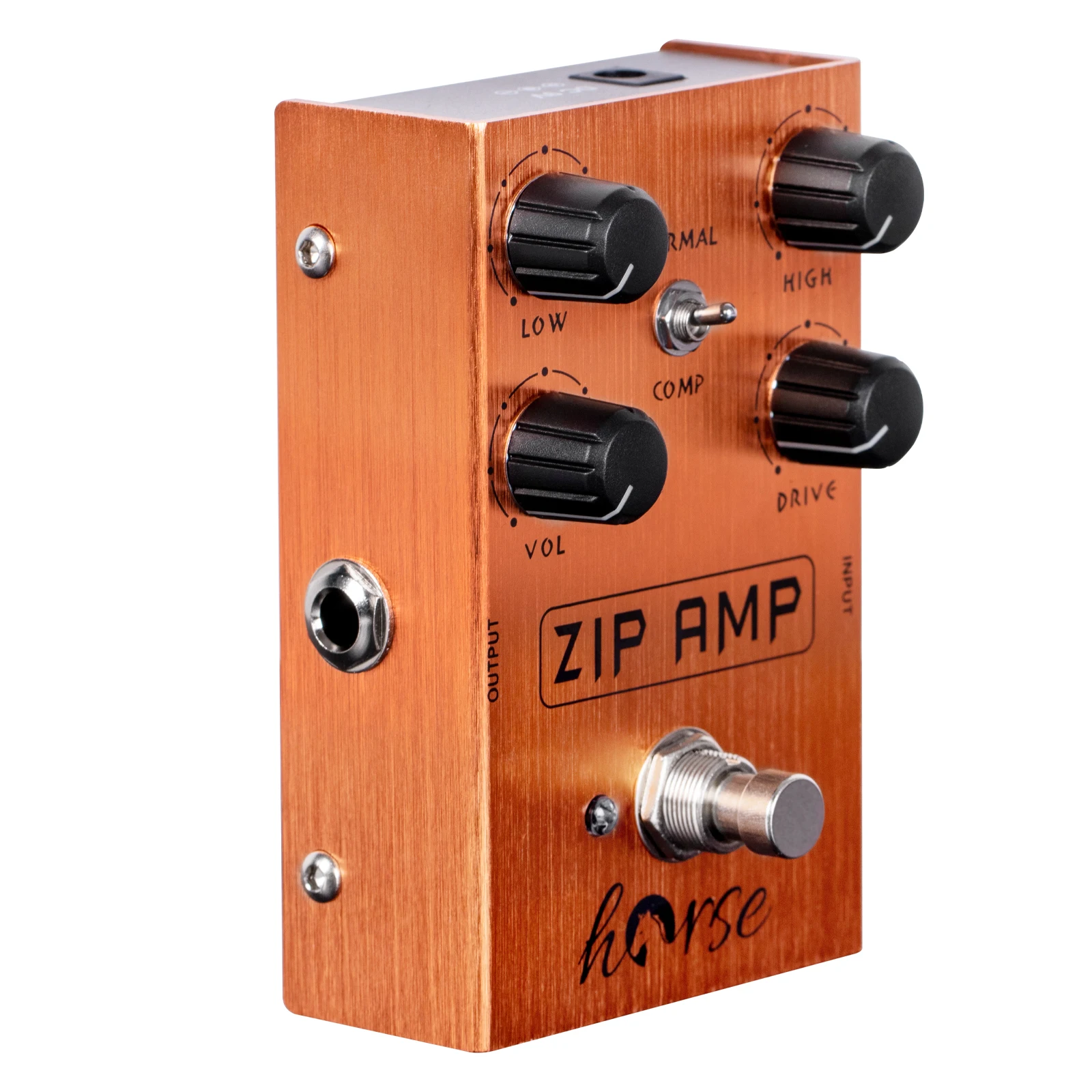 

Педаль ZIP AMP Overdrive, сильное сжатие, с коэффициентом усиления и переключателем COMP для качающегося эффекта электрогитары
