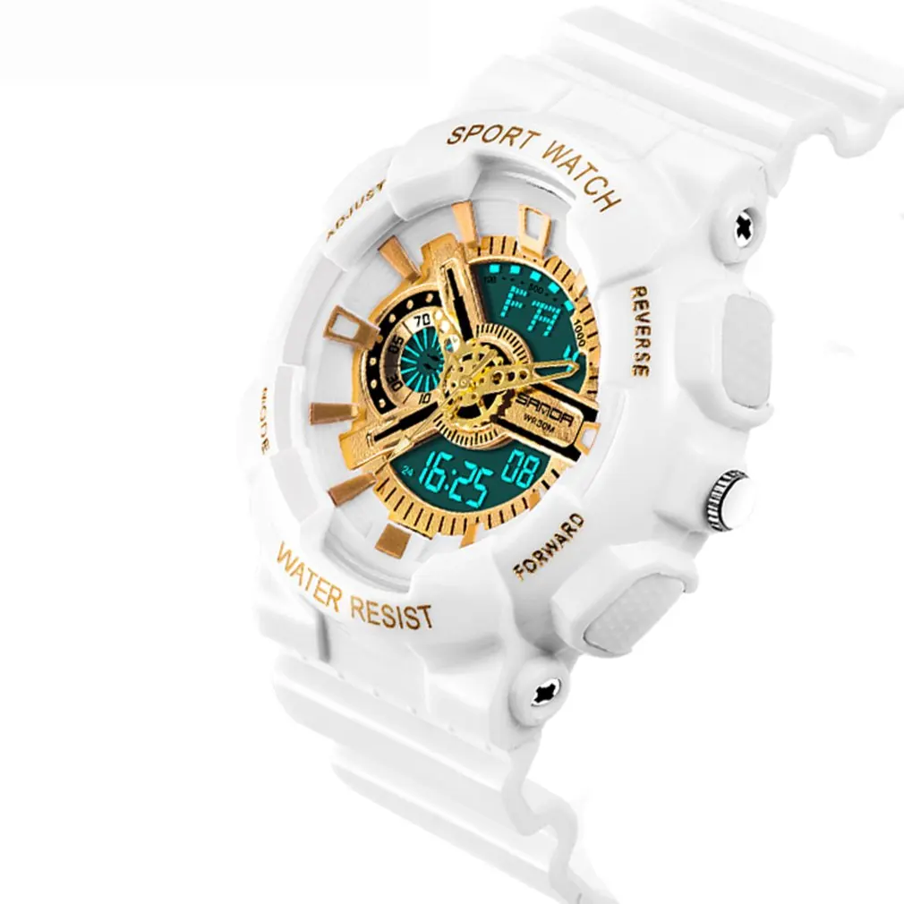 Мужские СВЕТОДИОДНЫЕ Цифровые многофункциональные 30 м водонепроницаемые