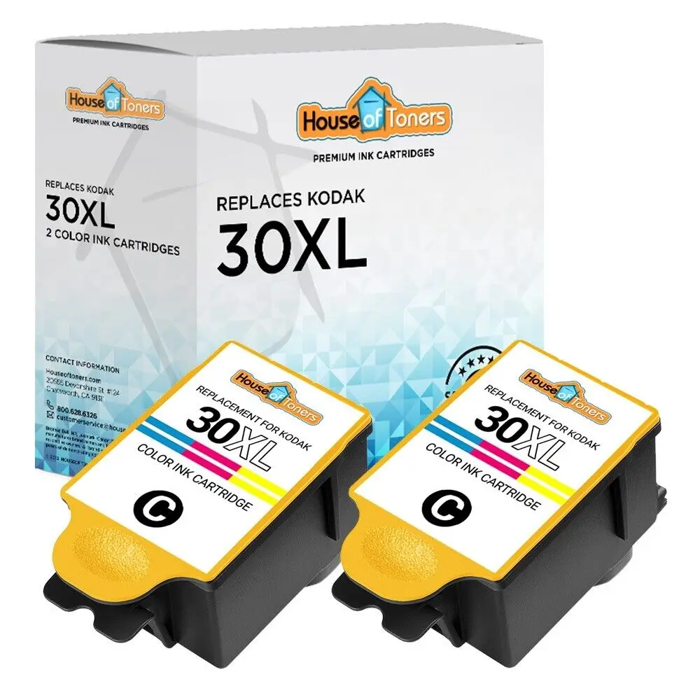 

2P 30XL Color Ink Cartridge for Kodak Hero 4.2 ESP 3.2 ESP C315 ESP C110 Printer