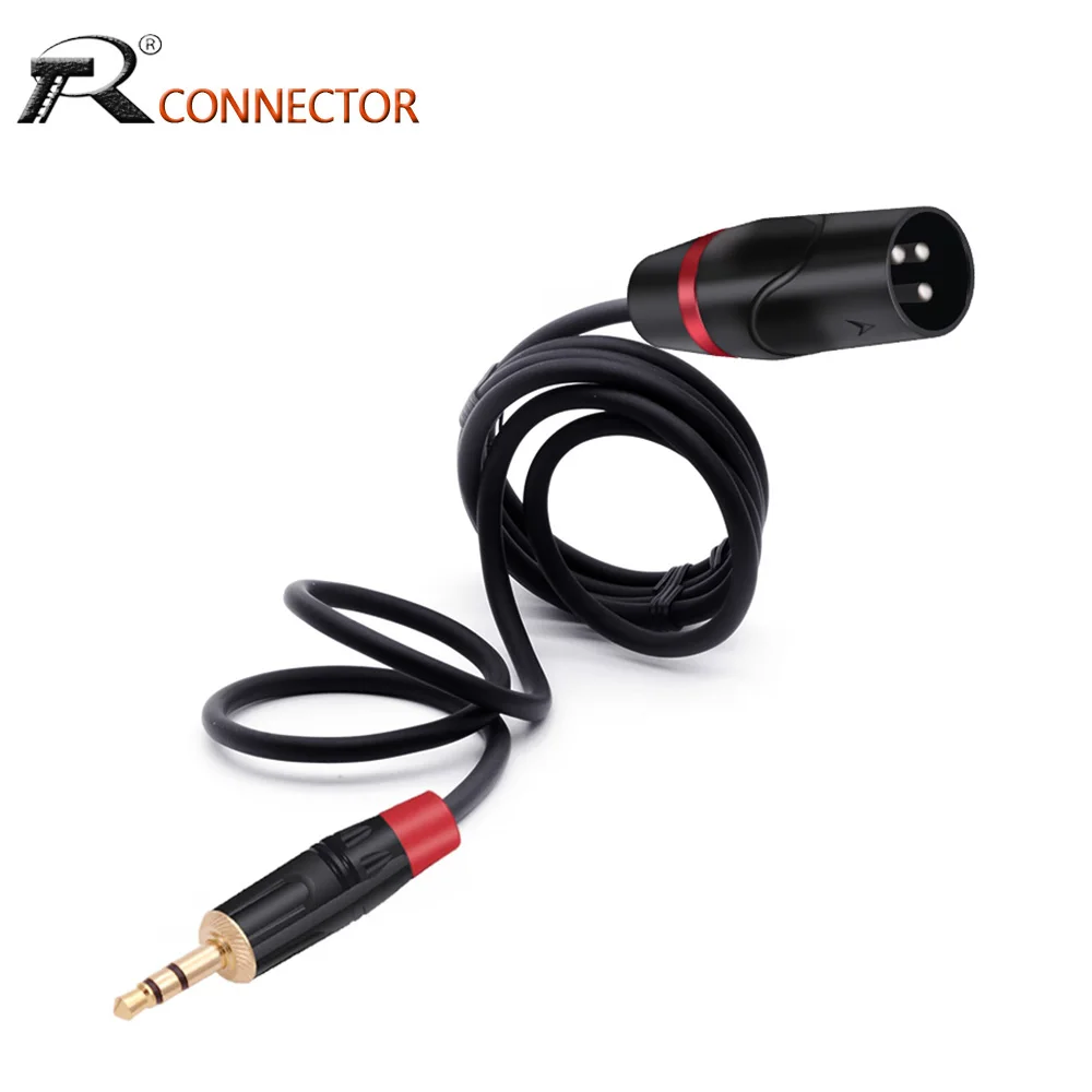 

Кабель для микрофона с позолоченным штекером 3,5 мм на гнездо XLR