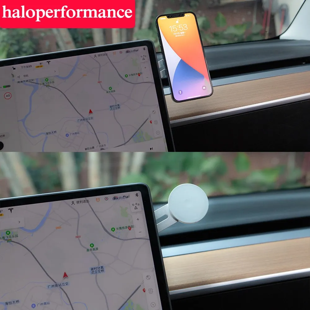 

Car Phone Holder Magnetic GPS Telephone Mobile Cell Stand For Tesla Model 3 Y Screen Navigation Special Auto Accessories 2022
