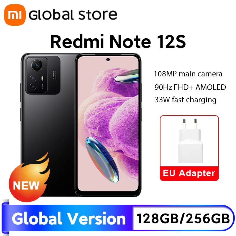 Фото Новинка Xiaomi Redmi Note 12S 8 ГБ ОЗУ 256 Гб ПЗУ 6,43 
