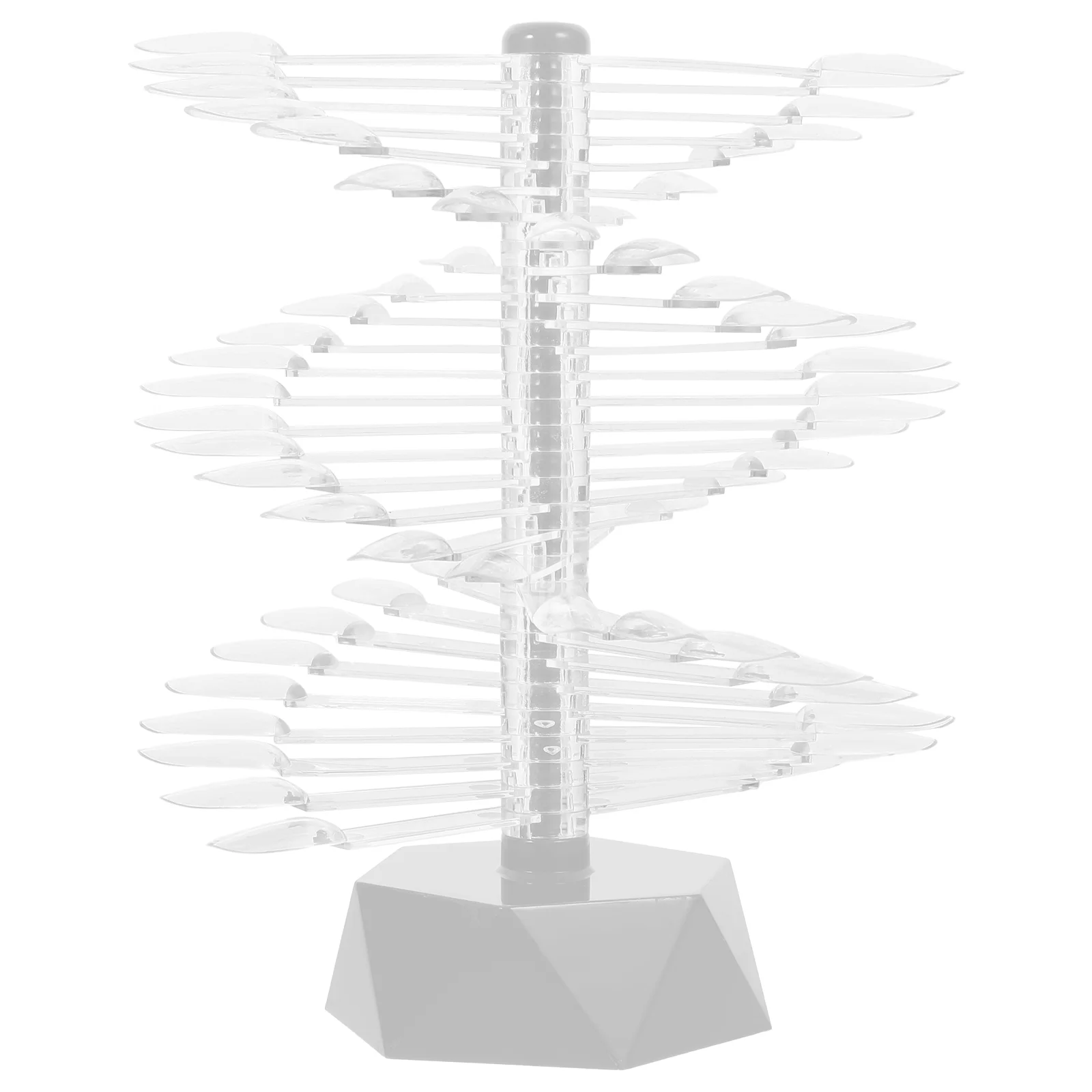 

Nail Tips Display Stand Spiral Nail Color Display Stand Clear Nail Practice Stand