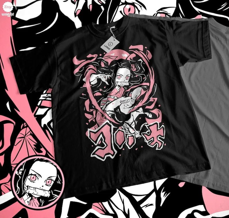 Футболка унисекс Демонический герой — одежда японского аниме Shonen Manga 2010s