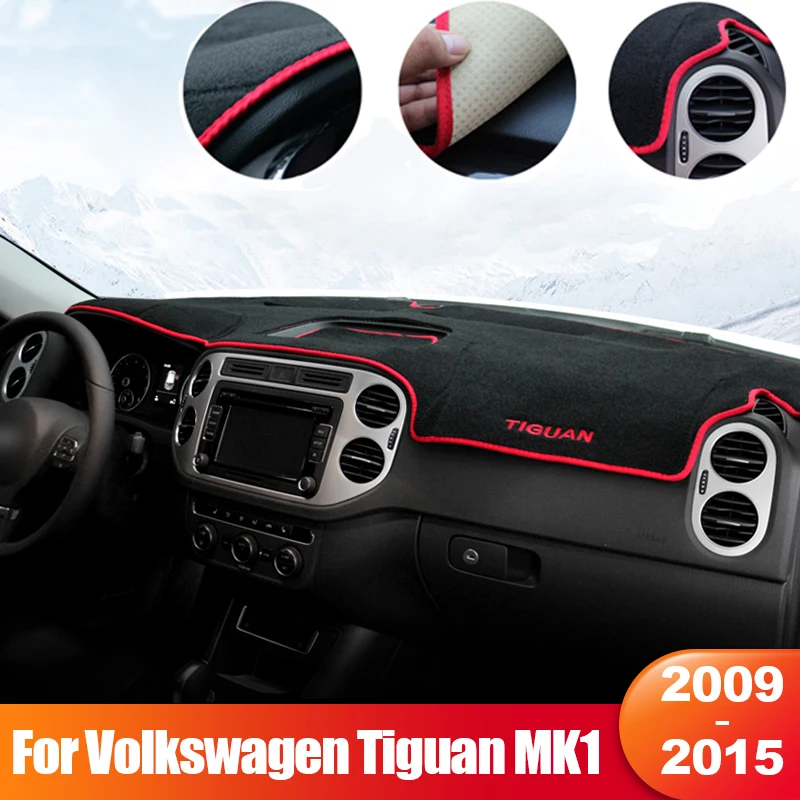 Für Volkswagen VW Tiguan MK1 2009 2010 2011 2012 2013 2014 2015 Auto Dashboard Sonnenschutz Abdeckung Instrument Schreibtisch Matte zubehör