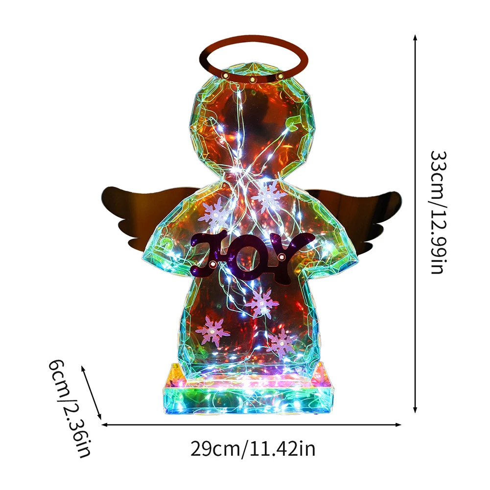 Светодиодные призматические радужные фонари переливающийся призматический