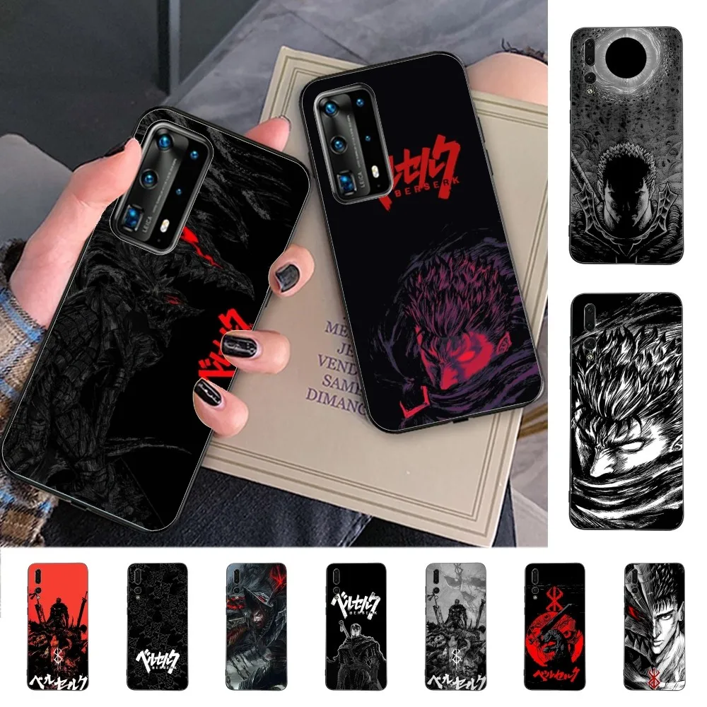 

Anime Berserk Phone Case For Huawei P 8 9 10 20 30 40 50 Pro Lite Psmart Honor 10 lite 70 Mate 20lite