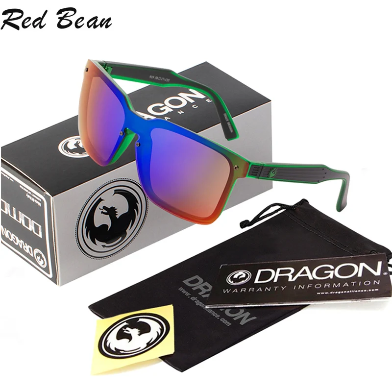Dragon Sunglasses Men Oversized Mirror Driving Sunglasses For Men Women Brand Designer Vintage Driver Sport Goggles UV400