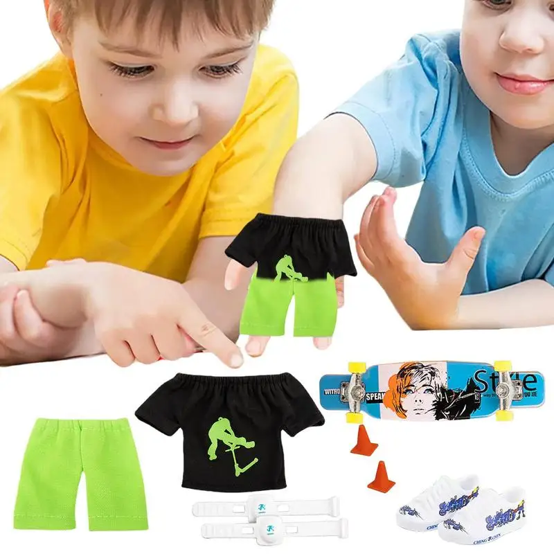 

Finger Skateboard Set Finger Skateboards For Kids Mini Skateboard Fingerboards 12 Pieces Finger Toys Pack Gifts For Kids