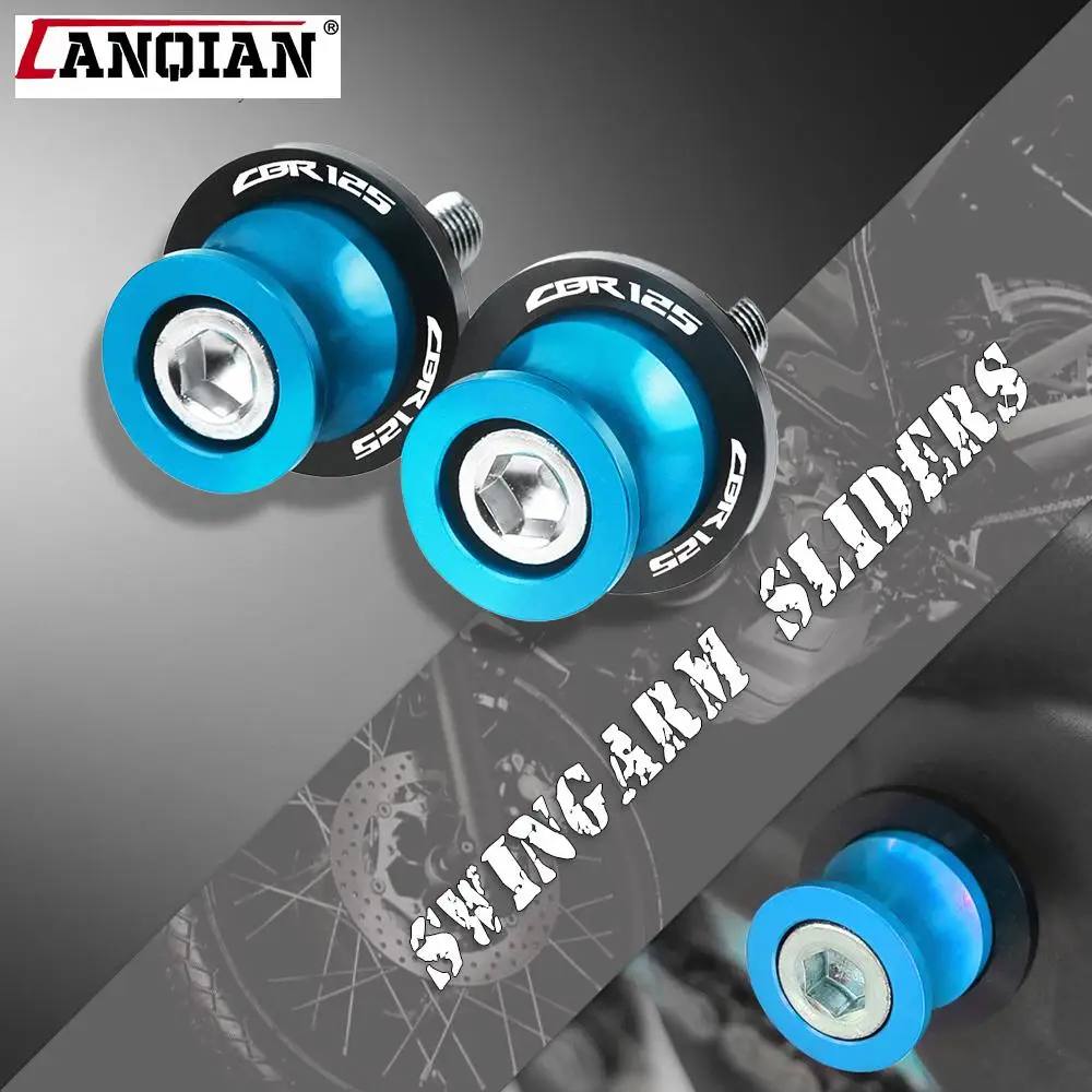 

8MM Motorcycle Accessories CNC Aluminum Swingarm Spools Slider Stand Screws For Honda CBR125R CBR 125R CBR 125 R 2004-2019 2020