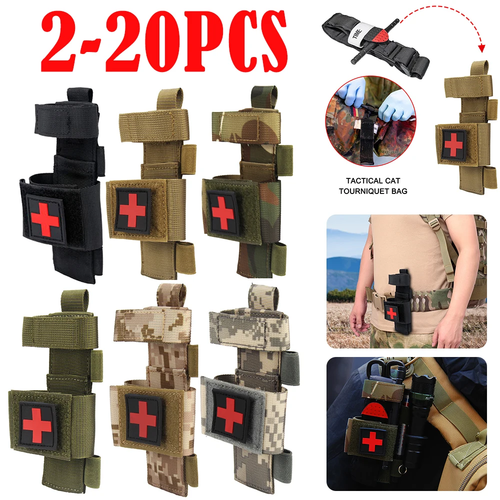 2-20pc Tactical First Aid Kits Medical Bag Outdoor Emergency Army Hunting Car Emergency Camping Survival Tool Military EDC Pouch