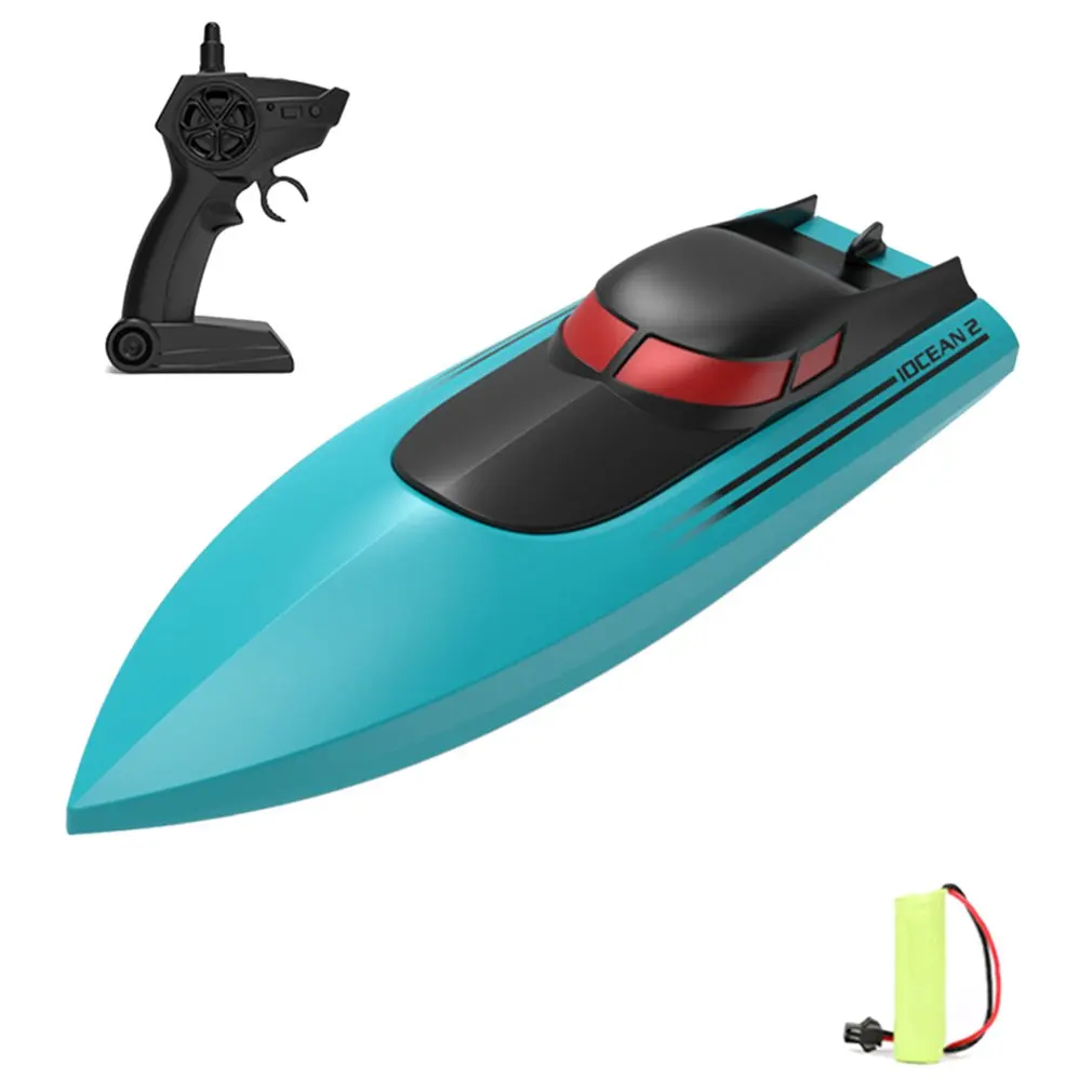 

Racing Remote Control Boat 2.4G Wireless Electric Speedboat Long Endurance Rowing Model Toys For Kids
