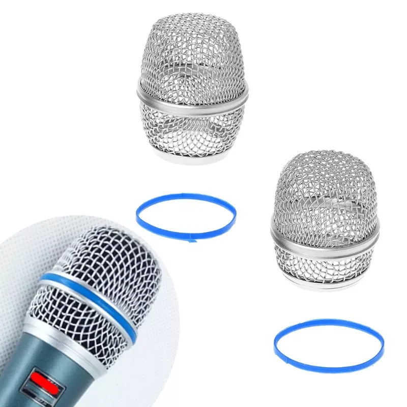 

NEW IN Replacement Ball Head Mesh Microphone Grille Fits For beta57a beta87a beta 87 SM58 SM58S SM58LC BETA 58 BETA 58A