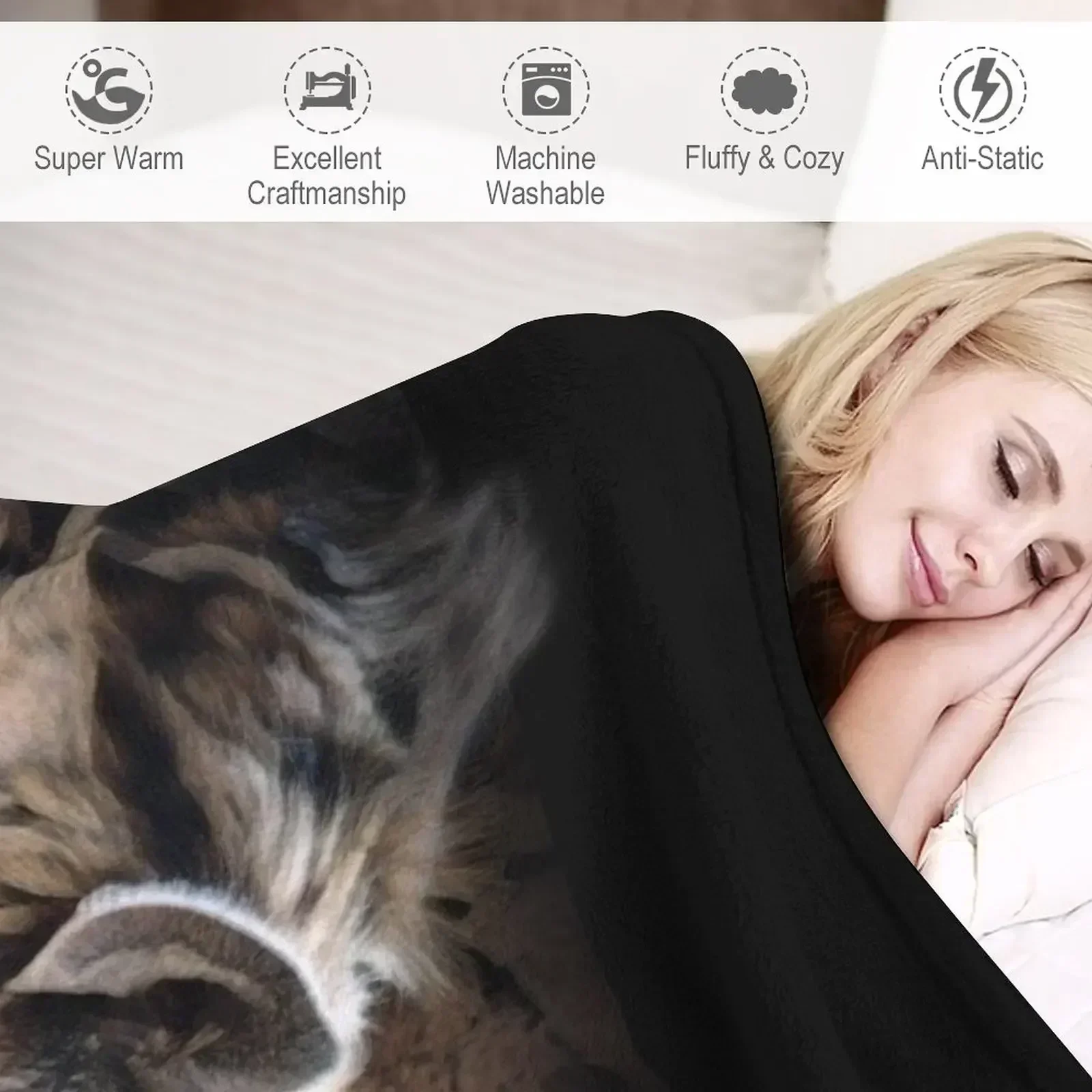 Пятнистая Хена в тенях. Одеяло. дизайнерские одеяла для дивана