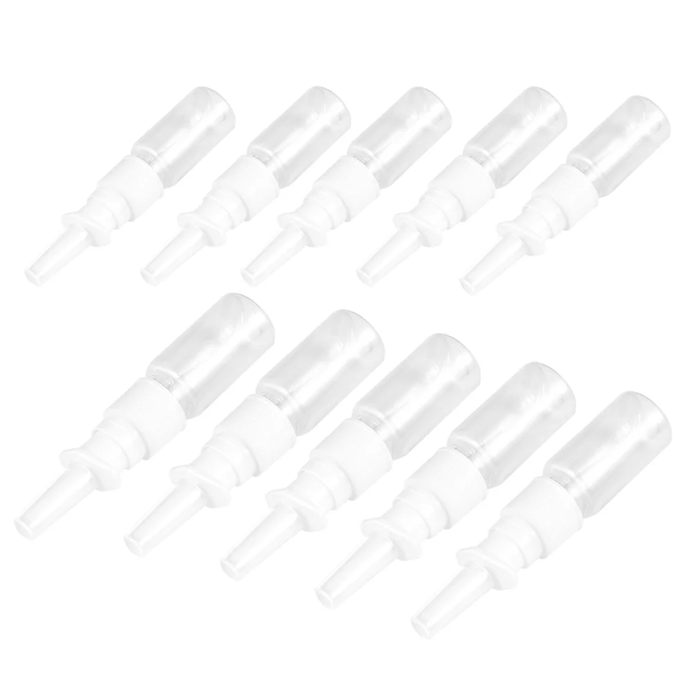 

10 Pcs Rhinitis Spray Bottle Makeup Toner Bottles Travel Containers Traveling Plastic Go Supplies Brine Dividing Atomizers