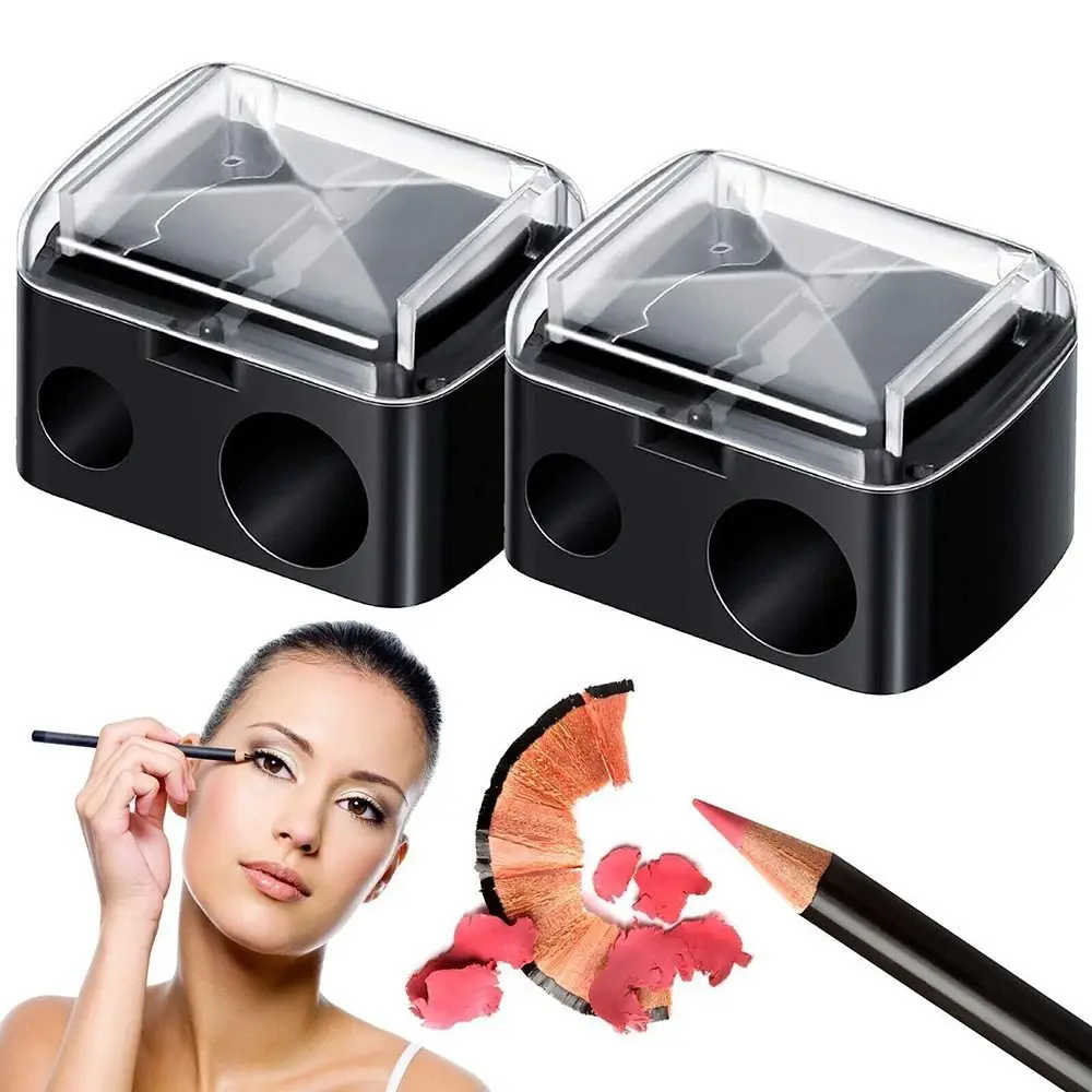 Fashion Make Up Sharpener Women Lady Duo Double Cosmetic Pen