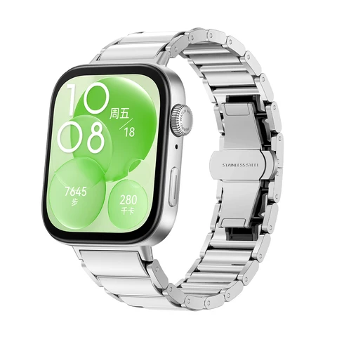 Ремешок из нержавеющей стали для Huawei Watch Fit 4 Pro