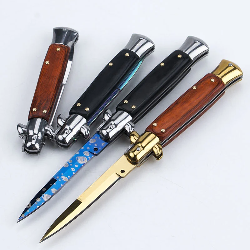 

ZK30 Italy Pocket Folding Knife 440 Steel Combat Outdoor Hunting Survival EDC Knives Tactical Camping Portable Multi Tools