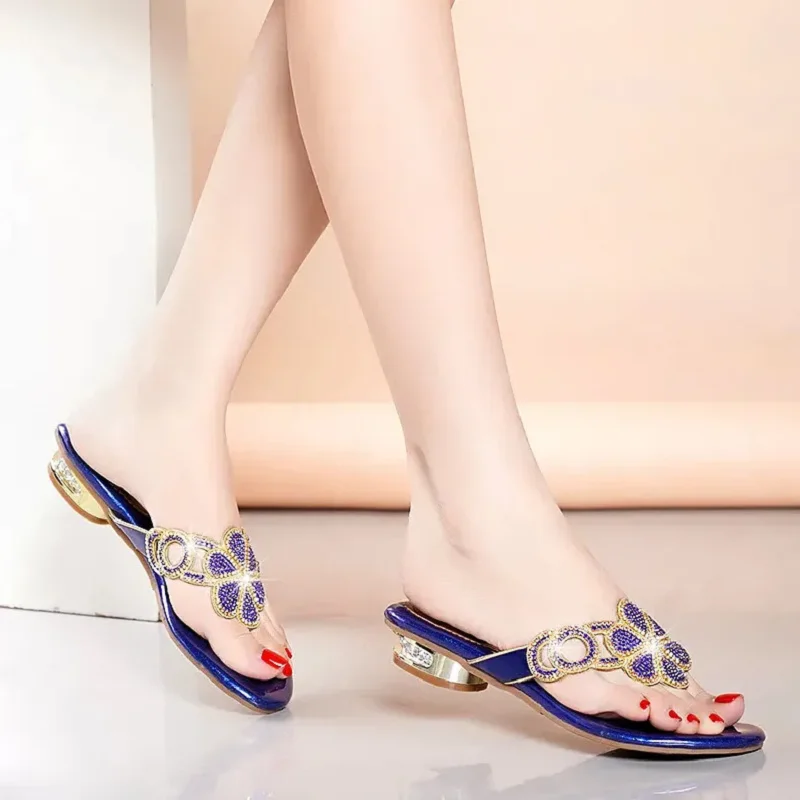 Zapatos de mujer женские модные легкие золотистые весенне-летние сандалии классические