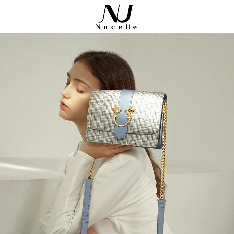 

Брендовая качественная Роскошная Подлинная Новинка Zhilan Ласточка Новинка 2023 Женская весенне-летняя модная маленькая свежая клетчатая сумк...