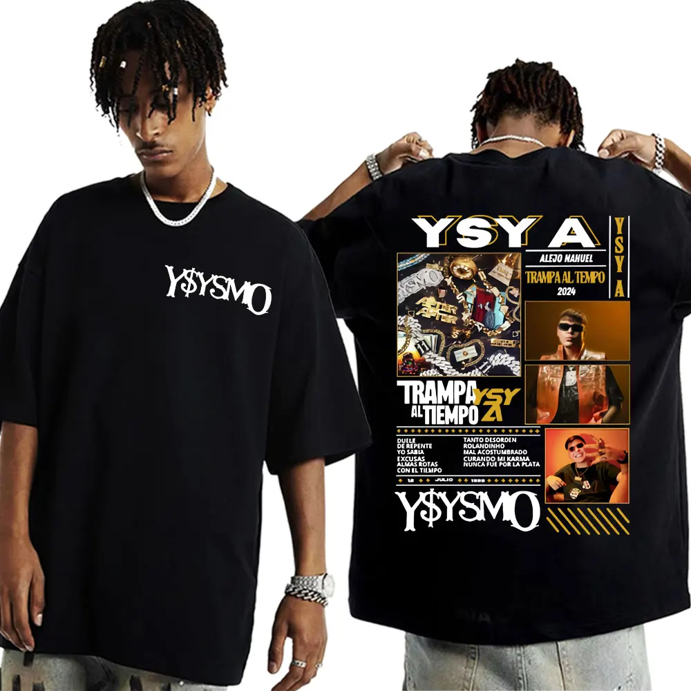 Рэпер Ysy A Trampa Al Tiemopo Album Tour 2025 Футболки Мужчины Женщины Модные Трендовые Топы