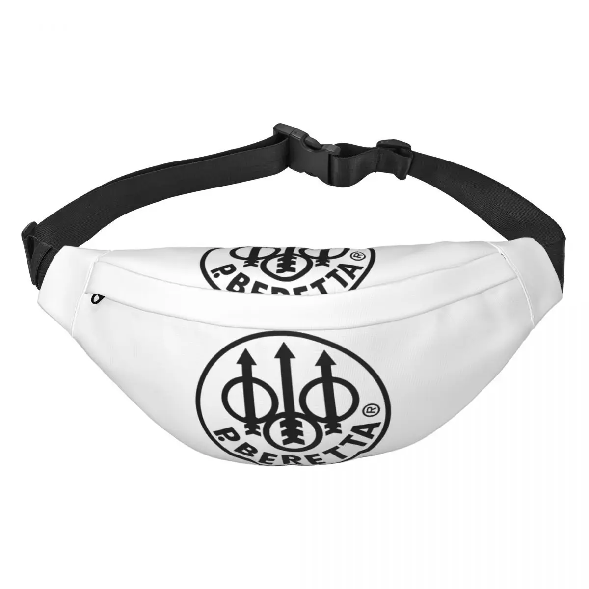 

Casual Beretta Logo Military Style Fanny Pack for Travel Hiking Men Women Sling Crossbody Waist Bag Phone Money Pouch