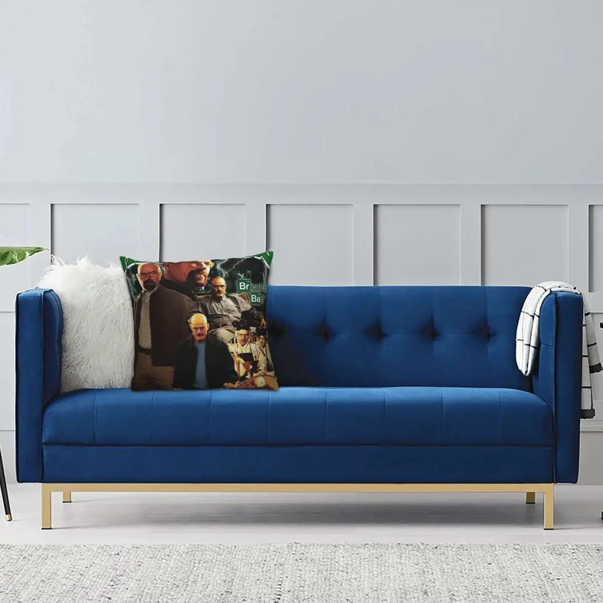 Винтажная Мягкая Наволочка для подушки 40 х40 см