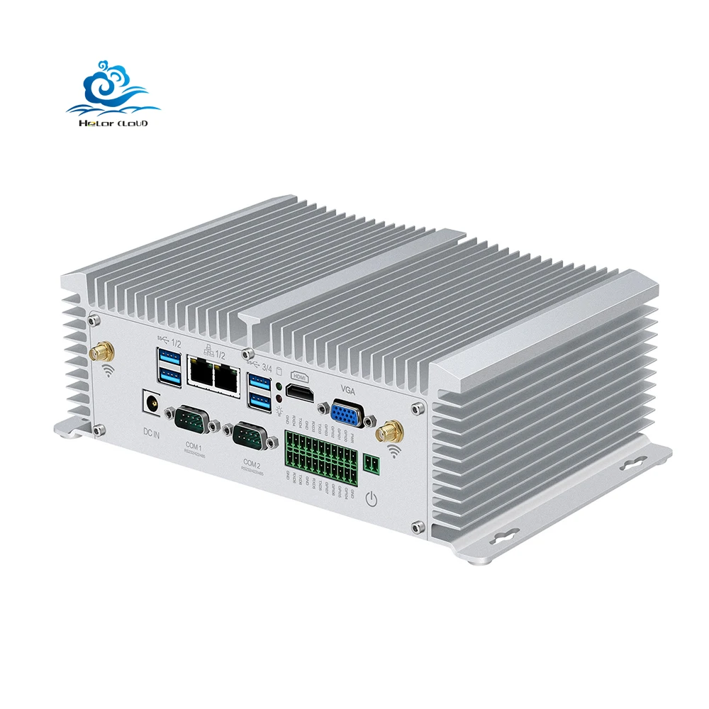 

Hly Industrial Computer Dual Ethernet DDR4 Core i5 8250U i7 7500U RS232 RS485 GPIO IP68 Mini Pc with Sim Card Slot