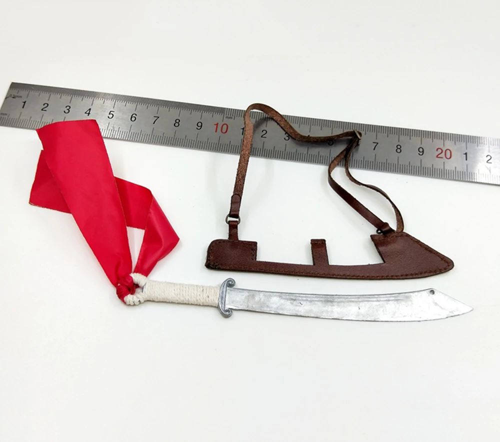 

For Sale 1/6 QORANGE QOTOYS QOM-1023 Hero Series Asia New Revolution Battle Knife Holster PVC Material For Scene Component