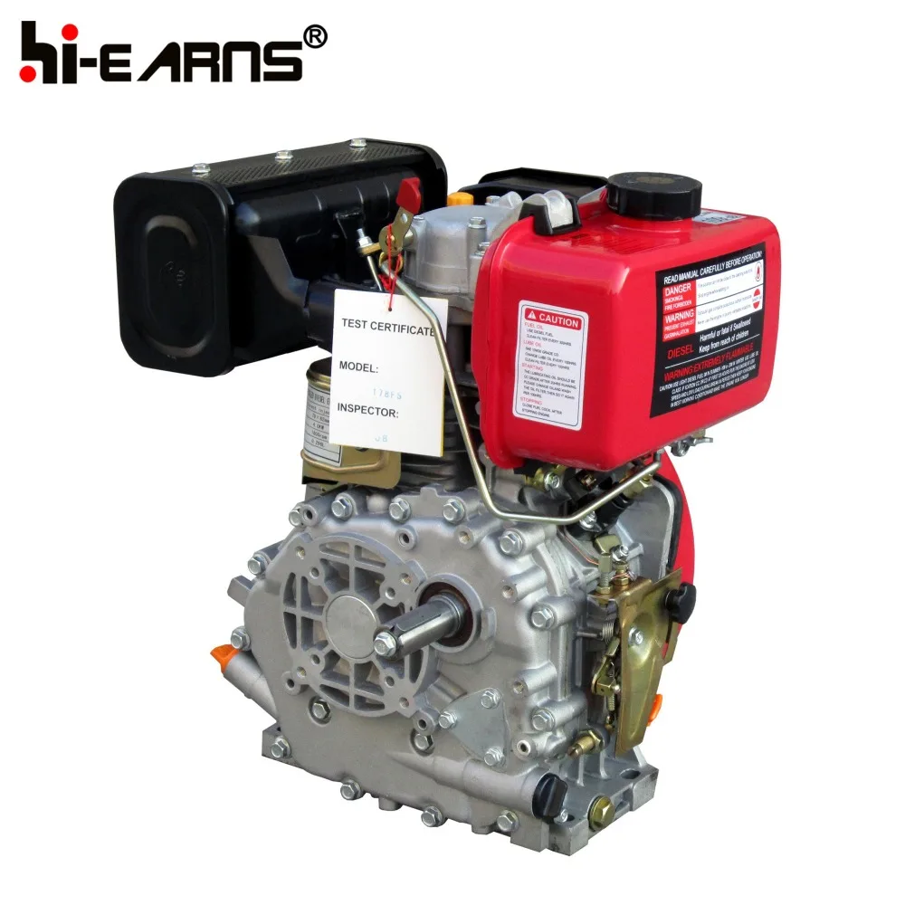 178FS die-sel Engine Малый трактор 1800 об/мин Двигатель с воздушным охлаждением