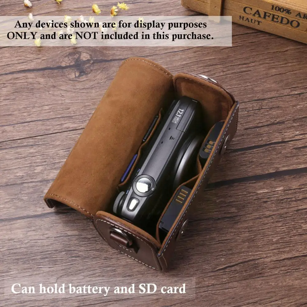 

For G7x25 Zv1 Black Card Rx1007 Leather Bag Lx10zs220 Gr3 Universal Camera Bag For Micro Single C8t4