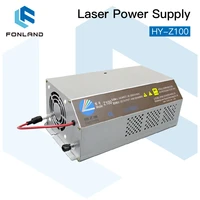 fonland 100 120w co2 laser power supply monitor hy z100 z series ac90 250v efr tube for co2 laser engraving cutting machine