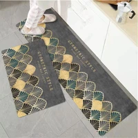 geometric plaid kitchen mat anti slip area rugs for living room balcony entrance doormat 3d pattern bath mat hallway carpet