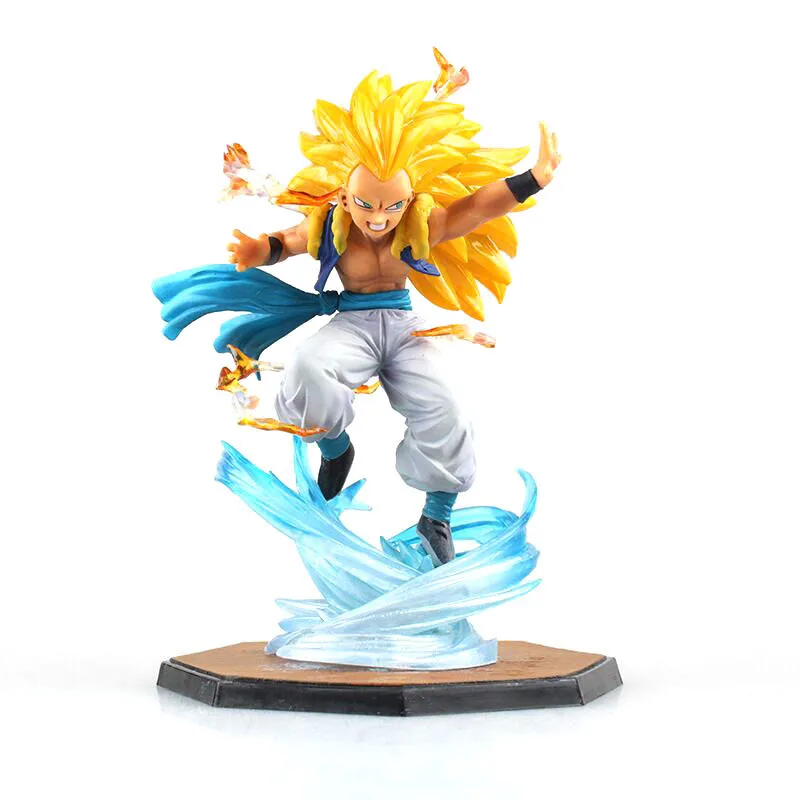 

Dragon Ball Z Super Saiyan 3 Gotenks Model Action Figure 16cm PVC Battle Statue Anime DBZ Gotenkusu Collectible Children Toys