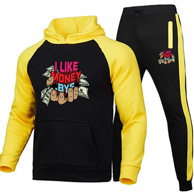 

Men's /Women Sets Hoodies+Pants Hooded Sweatshirt Sweatpants Fashion Slim Fit Men Set Hoodie Pant Hip Hop Pullover Hoody