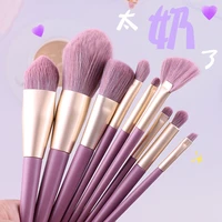 9pc makeup brushes pro pink brush set powder eyeshadow blending eyeliner eyelash eyebrow make up beauty cosmestic brushes